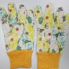 紗卡布印花花園兒童手套 防護
