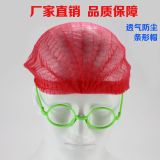浪唯廠家條形帽子防塵、防掉發(fā)一次性無紡布帽子 防護(hù)頭套