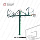 JHKN-1017地埋方管雙向籃球架 固定籃架 燕式籃球架