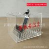 1門帶鎖透明亞克力手機(jī)存放盒存放柜ktv手機(jī)保管盒員工手機(jī)收納盒