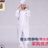 防靜電連帽連體無(wú)菌服食品制藥潔凈防塵防護(hù)工作服可定做印字繡字