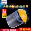 廠(chǎng)家直銷(xiāo) 黃頂包邊防護(hù)面屏 勞保包邊防護(hù)面屏 透明包邊防護(hù)面屏