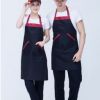 廠家直銷男女廚師酒店家用可調(diào)節(jié)大小圍裙 韓版風(fēng)格時尚圍裙服裝