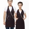 批發(fā)供應(yīng)美容院服務(wù)員圍裙掛脖調(diào)節(jié)韓版咖啡廳工作服美術(shù)畫(huà)畫(huà)圍裙