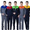 廠家直銷(xiāo)春秋長(zhǎng)袖上衣工作服套裝定做勞保服汽修服男士耐磨工廠服