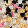 批發(fā)防靜電米黃色乳膠手指套 500g白色指套 無塵凈化手指套黑色