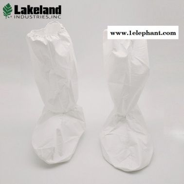 LAKELAND/雷克蘭防滑腳套防水防化耐油高幫鞋套疾控醫(yī)隔離防疫防護(hù)服用靴套 一次性靴套