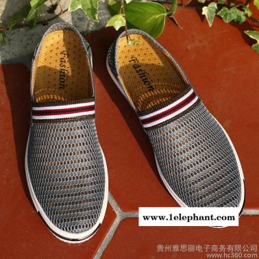 夏季男鞋網(wǎng)鞋透氣網(wǎng)面休閑鞋男士運(yùn)動鞋套腳板鞋潮男單網(wǎng)布一腳蹬