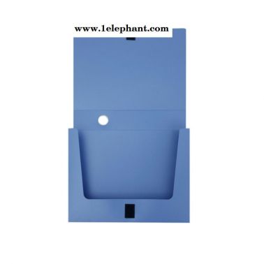 廣博文具2/3寸檔案盒粘扣資料盒8009 8010藍(lán)色塑料收納盒A4辦公用品財務(wù)憑證盒資料盒批發(fā)昆明免費送貨上門