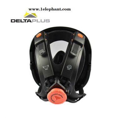 DELTA/代爾塔105007 硅膠全面罩 防護(hù) PM2.5 防塵 防毒面具