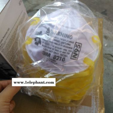 3M 8210防塵口罩頭戴式帶呼吸閥防工業(yè)粉塵打磨N95級(jí)防霧霾
