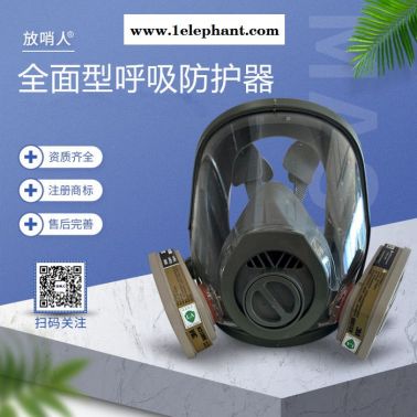 放哨人FSR0221防毒面具 直接式防毒面具 防毒全面具 防毒全面罩  防毒面罩