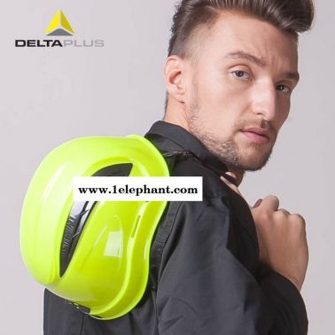 Delta/代爾塔102202安全帽 透氣性運動頭盔 植物內(nèi)襯 配置有高空作業(yè)下鄂帶