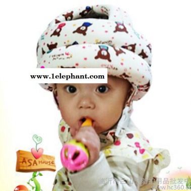 杰嬰斯插口款寶寶學步帽兒童頭盔寶貝護頭防摔帽一件代發(fā)可定制
