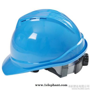 卓遠(yuǎn)牌ABS工地建筑安全帽V型透氣 防砸施工電力勞保頭盔 廠家