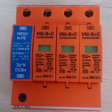 德國OBOV50-B+C/3+NPE-FS防雷器、OBO浪涌保護(hù)器