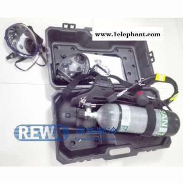 RHFIA重型防化服 全封閉空呼內(nèi)置式 防氨阻燃防護(hù)服 瑞華制冷  6.8L正壓式呼吸器