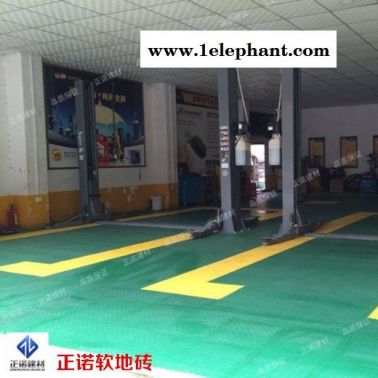 正諾ZN-R400 軟地磚車間專用軟地磚防滑墊可拼接多功能維修車間軟地磚正諾6色軟地磚