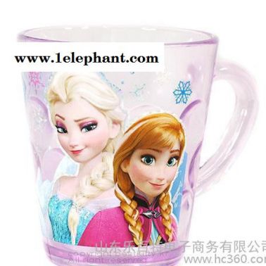 韓國進口冰雪奇緣兒童水杯寶寶Frozen喝水杯子卡通小孩洗漱杯餐具