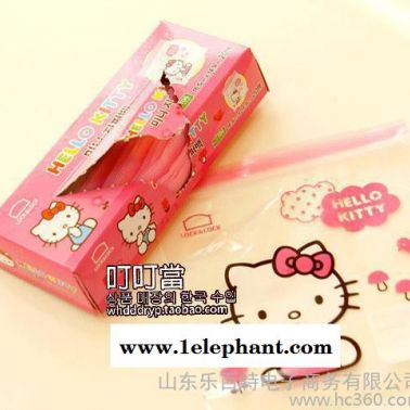 韓國進口 Hello Kitty 保鮮袋密封袋密實袋食品袋  KT212大號