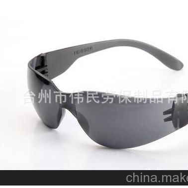 勞保用品批發(fā)供應(yīng)多款臺州防沖擊眼鏡0308C（圖）