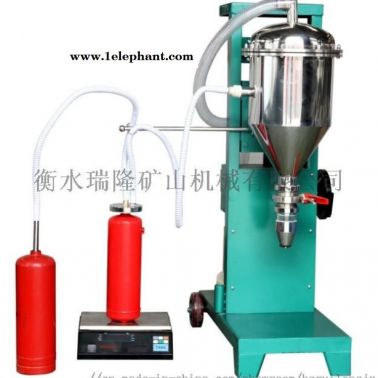 干粉滅火器灌裝機(jī)有回收功能可回收舊滅火器內(nèi)的干粉
