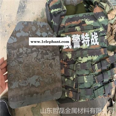 武鋼現(xiàn)貨2.5mm厚FD79防彈鋼板 防彈衣插板 規(guī)格全FD79防護(hù)鋼板4級(jí)防護(hù)