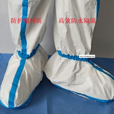 防護(hù)服配套 一次性靴套 醫(yī)用防護(hù)鞋套 河南省連旗盛世醫(yī)械制造