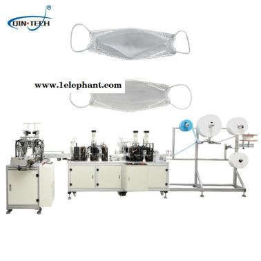 全自動魚型KF94口罩機 柳葉型口罩機 3D立體口罩機 kf94口罩生產(chǎn)設(shè)備廠家直銷