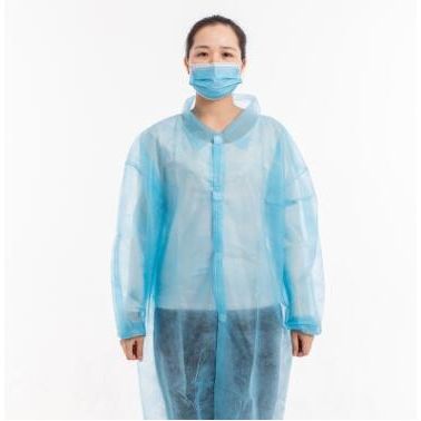 一次性無紡布魔術(shù)貼實(shí)驗(yàn)工作參觀服食品廠生物工程美容隔離防護(hù)衣