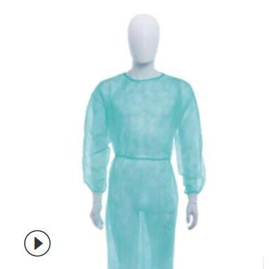 一次性PP無紡布隔離衣車間工作服民用防護(hù)服隔離衣實(shí)驗(yàn)服罩衣