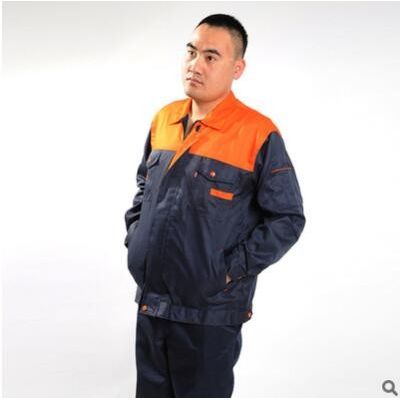 春秋新款長(zhǎng)袖工作服勞保汽修電焊服套裝男 耐磨工裝廠(chǎng)服批發(fā)定制