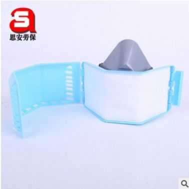 防塵面罩KN90級工業(yè)防塵面具可更換濾棉皆安9598防塵口罩