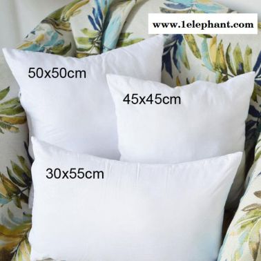 直銷 磨毛壓花布 抱枕芯 靠墊芯PP棉 50*50/45*4