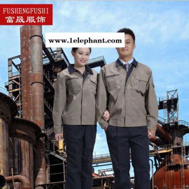 勞保工作服 汽修服長(zhǎng)袖套裝 秋冬新款工裝 工程服定做