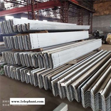 宏利廠家直銷高速公路波形護(hù)欄板和橋梁防撞欄  可定制熱鍍鋅噴塑