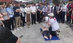 鹽城城南開投公司開展消防器材使用與應(yīng)急救護培訓(xùn)